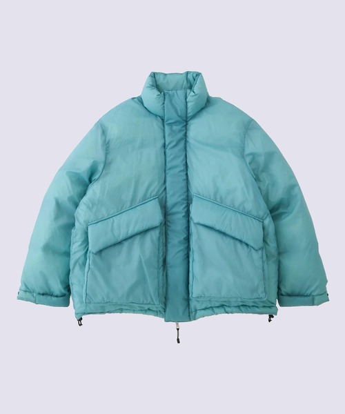 URU TOKYO（ウルトーキョー）の「【URU TOKYO】DOWN JACKET（ダウンジャケット/コート・メンズ・ブルー/ダークグレー・1/2）」の2枚目の写真