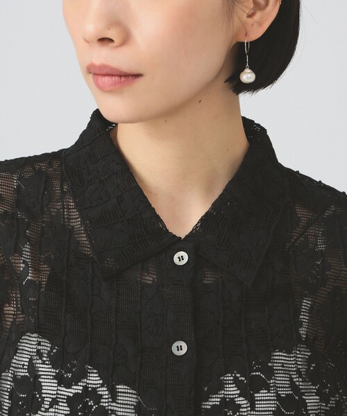 Ray BEAMS（レイビームス）の「カット レース シャツ（シャツ/ブラウス・レディース・オフホワイト/ブラック・ONE SIZE）」の14枚目の写真
