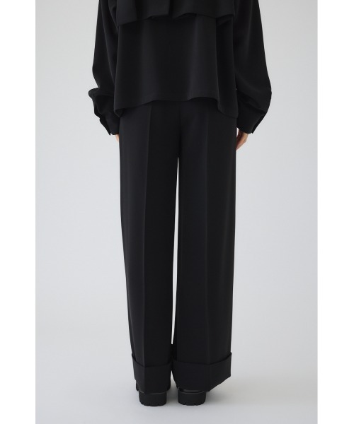 RIM.ARK（リムアーク）の「W-length mannish PT ダブルレングス マニッシュパンツ（スラックス・レディース・ブラック/アイボリー/ネイビー・38/36）」の20枚目の写真