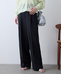 Aunely（オーネリー）の「【Aunely】すぐサラ UVタックワイド スラックス <YOSOOIシリーズ>（スラックス）」