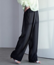 Aunely（オーネリー）の「【Aunely】すぐサラ UVタックワイド スラックス <YOSOOIシリーズ>（スラックス）」