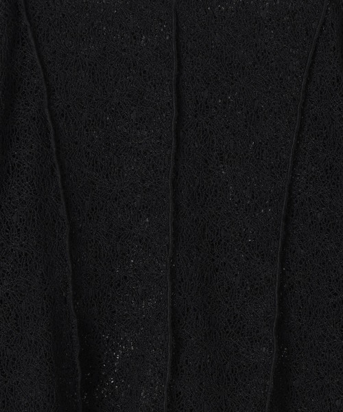 PAGEBOY（ページボーイ）の「メロメロンレース2WAYロングスリーブ【前後2WAY仕様】（Tシャツ/カットソー・レディース・ブラック/オフホワイト/ブルー/グレイッシュベージュ・FREE）」の11枚目の写真