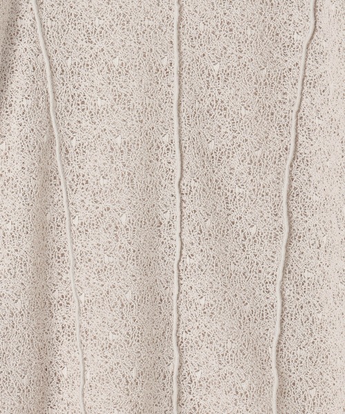 PAGEBOY（ページボーイ）の「メロメロンレース2WAYロングスリーブ【前後2WAY仕様】（Tシャツ/カットソー・レディース・ブラック/オフホワイト/ブルー/グレイッシュベージュ・FREE）」の7枚目の写真