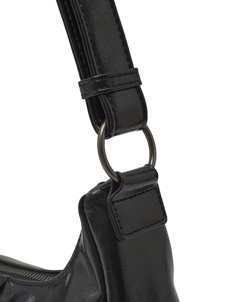 DOUBLE ZIP FAUX LEATHER BAG（ショルダーバッグ）｜X-girl（エックス