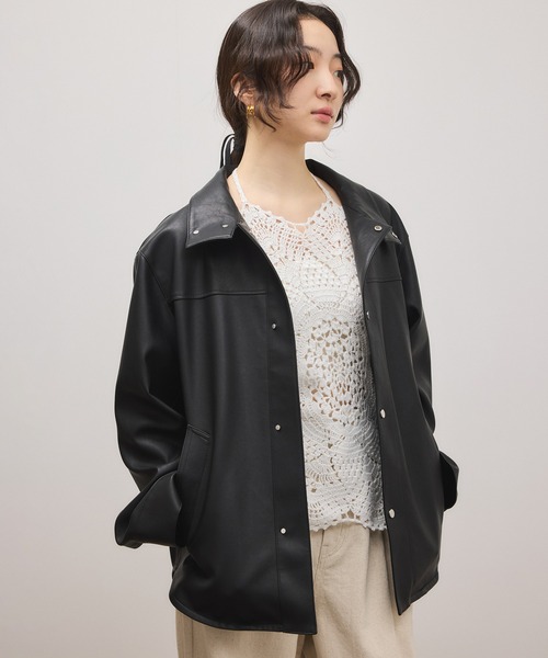 ADAM ET ROPE'（アダムエロペ）の「クロシェニットビスチェ（キャミソール・レディース・ホワイト/グリーン系その他2・FREE）」の13枚目の写真