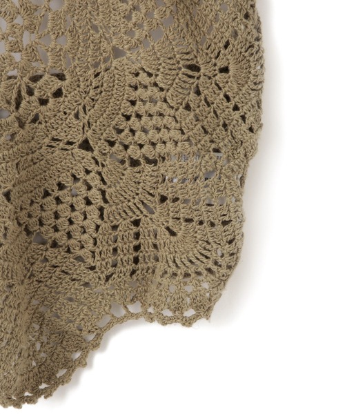 ADAM ET ROPE'（アダムエロペ）の「クロシェニットビスチェ（キャミソール・レディース・ホワイト/グリーン系その他2・FREE）」の21枚目の写真