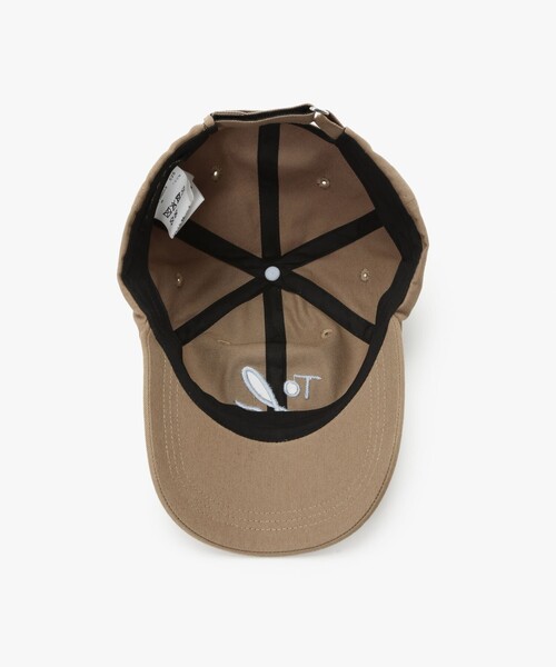 To b. by agnes b.（トゥービーバイアニエスベー）の「"To b." ビッグロゴ 刺繍 キャップ（キャップ・レディース・ベージュ・FREE）」の4枚目の写真