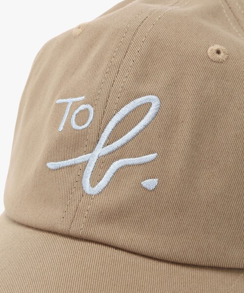 To b. by agnes b.（トゥービーバイアニエスベー）の「"To b." ビッグロゴ 刺繍 キャップ（キャップ・レディース・ベージュ・FREE）」の5枚目の写真