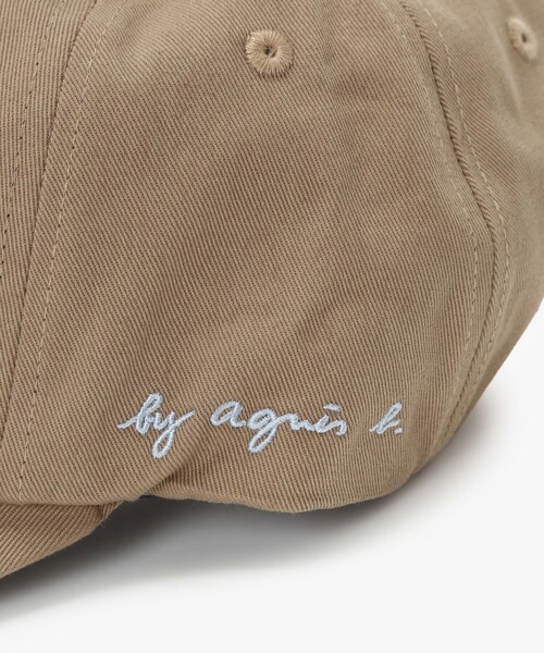 To b. by agnes b.（トゥービーバイアニエスベー）の「"To b." ビッグロゴ 刺繍 キャップ（キャップ・レディース・ベージュ・FREE）」の6枚目の写真