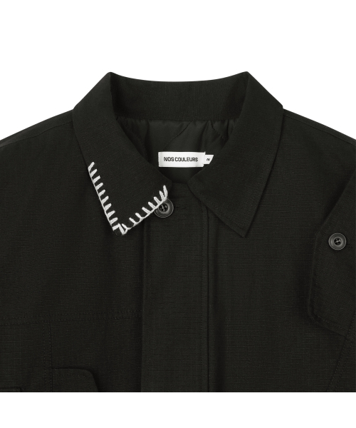 NOSCOULEURS(ノクルールズ)の「UL COTTON JACKET 03 BLACK(その他アウター・メンズ・その他・1/2)」の3枚目の写真
