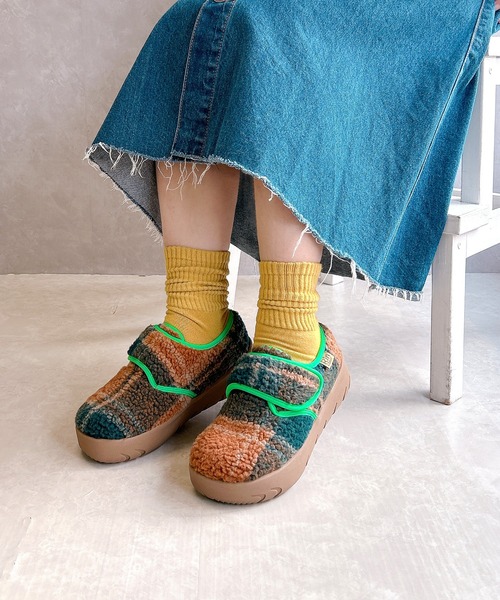 Noubel Voug Relax(ヌーベルヴォーグリラックス)の「厚底 もこもこあったかシューズ(その他シューズ・レディース・ベージュ/ブラウン/カーキ・M/L/S)」の10枚目の写真