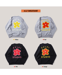 AFIFI（アフィフィ）の「A.S.F SWEATSHIRT yellow（スウェット）」