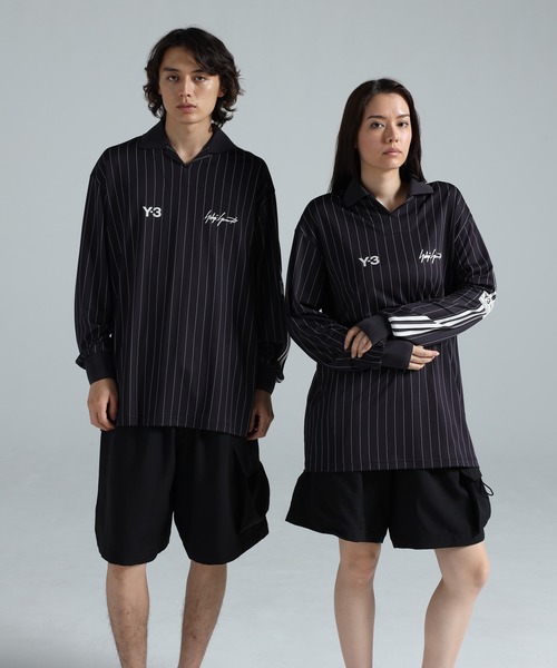 Y-3（ワイスリー）の「Y-3 ELITE 5 FOOTBALL LONG SLEEVE TEE（Tシャツ/カットソー・メンズ・ブラック・XX-SMALL/X-SMALL/SMALL/MEDIUM/LARGE/X-LARGE）」の2枚目の写真