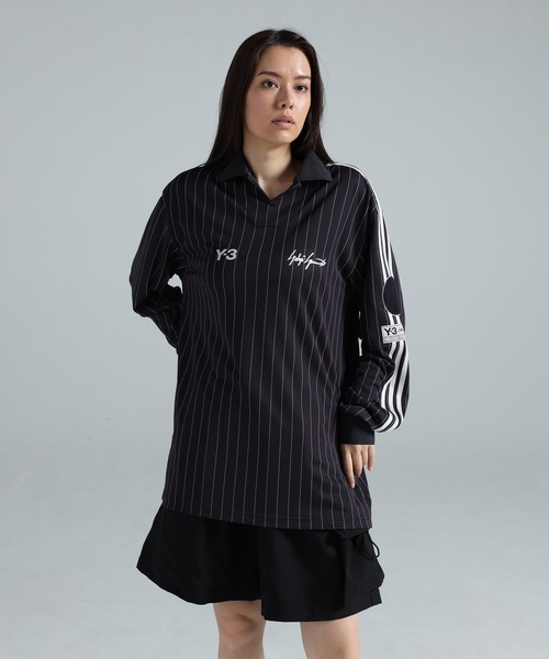 Y-3（ワイスリー）の「Y-3 ELITE 5 FOOTBALL LONG SLEEVE TEE（Tシャツ/カットソー・メンズ・ブラック・XX-SMALL/X-SMALL/SMALL/MEDIUM/LARGE/X-LARGE）」の3枚目の写真