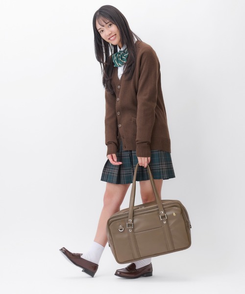 Jewelna Rose(ジュエルナローズ)の「スクールバッグ A4サイズ 68914(トートバッグ・レディース・ブラック/ブラウン系その他/ブラウン系その他2/ブラウン・FREE)」の11枚目の写真