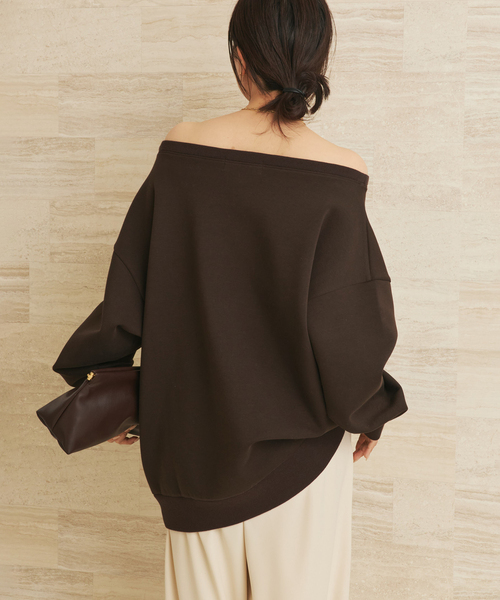 plage(プラージュ)の「big スウェット(スウェット・レディース・グレー/ブラウン・FREE)」の3枚目の写真