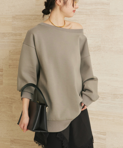 plage(プラージュ)の「big スウェット(スウェット・レディース・グレー/ブラウン・FREE)」の10枚目の写真