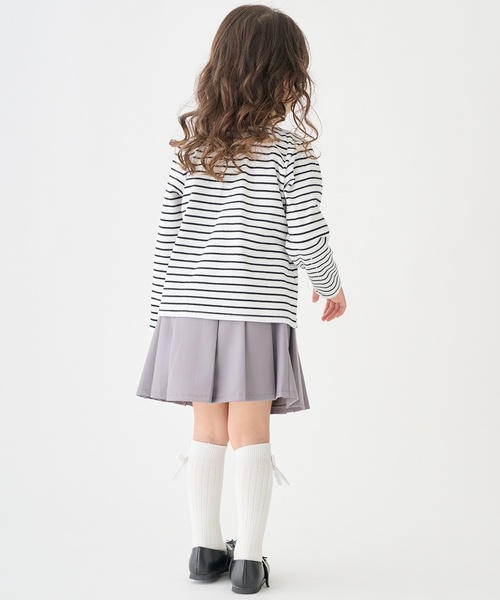 petit main(プティマイン)の「プリーツスカパン(スカート・キッズ・カラフル/グレー/ベージュ・110cm/100cm/90cm/130cm/120cm)」の7枚目の写真
