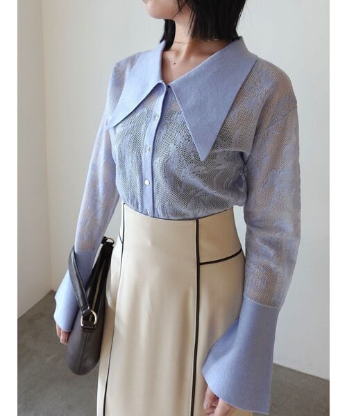 LAGUNAMOON（ラグナムーン）の「バイカラーパイピングスカート セットアップ（スカート・レディース・ブラウン/ベージュ・MEDIUM/SMALL）」の10枚目の写真