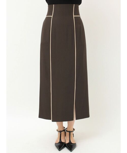 LAGUNAMOON（ラグナムーン）の「バイカラーパイピングスカート セットアップ（スカート・レディース・ブラウン/ベージュ・MEDIUM/SMALL）」の11枚目の写真