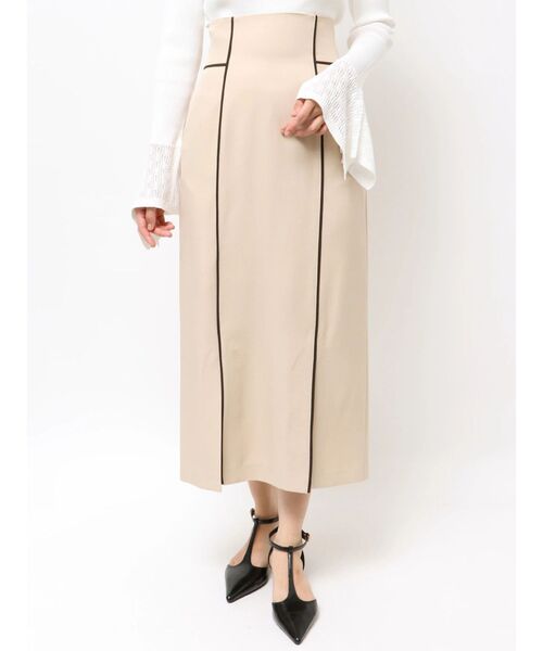 LAGUNAMOON（ラグナムーン）の「バイカラーパイピングスカート セットアップ（スカート・レディース・ブラウン/ベージュ・MEDIUM/SMALL）」の20枚目の写真