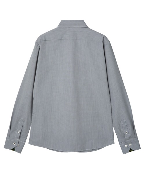 TOKYO SHIRTS(トウキョウシャツ)の「【透け防止】 形態安定ノーアイロン ワイド 長袖ビジネスワイシャツ(ビジネスシャツ・レディース・ブラック・M/LL/L/S/XL)」の2枚目の写真