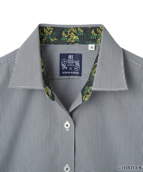 TOKYO SHIRTS(トウキョウシャツ)の「【透け防止】 形態安定ノーアイロン ワイド 長袖ビジネスワイシャツ(ビジネスシャツ・レディース・ブラック・M/LL/L/S/XL)」の3枚目の写真