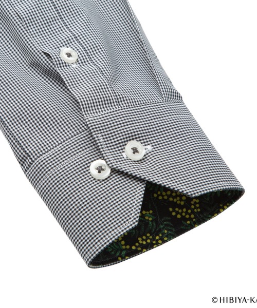 TOKYO SHIRTS(トウキョウシャツ)の「【透け防止】 形態安定ノーアイロン ワイド 長袖ビジネスワイシャツ(ビジネスシャツ・レディース・ブラック・M/LL/L/S/XL)」の4枚目の写真