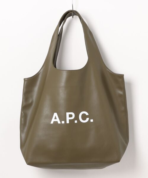 A.P.C.(アーペーセー)の「TOTE NINON/トートバッグ(トートバッグ・メンズ・カーキ・ONESIZE)」の1枚目の写真