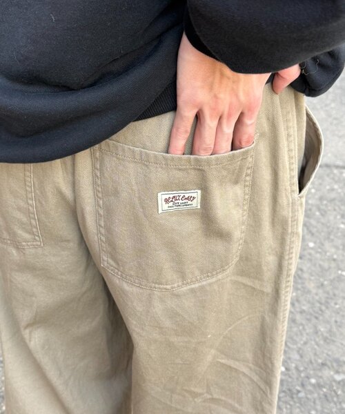 CIAOPANIC TYPY（チャオパニックティピー）の「【ロングシーズン着用可◎】ユニセックス/リラックスフィットイージーパンツ（チノパンツ・メンズ・ホワイト/チャコールグレー/ベージュ・LARGE/SMALL/MEDIUM）」の9枚目の写真