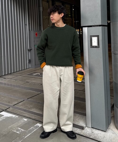 CIAOPANIC TYPY（チャオパニックティピー）の「【ロングシーズン着用可◎】ユニセックス/リラックスフィットイージーパンツ（チノパンツ・メンズ・ホワイト/チャコールグレー/ベージュ・LARGE/SMALL/MEDIUM）」の8枚目の写真