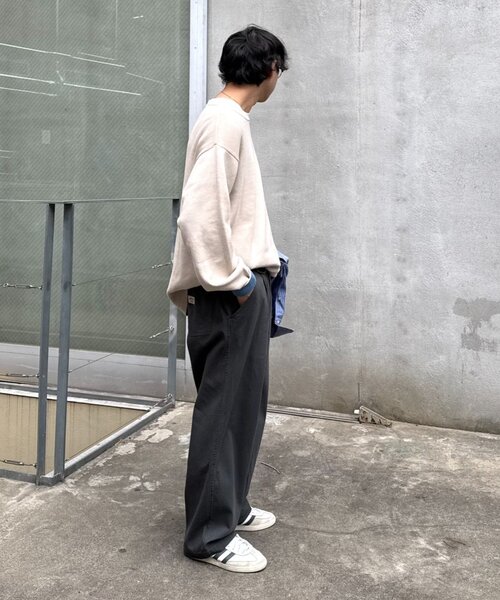 CIAOPANIC TYPY（チャオパニックティピー）の「【ロングシーズン着用可◎】ユニセックス/リラックスフィットイージーパンツ（チノパンツ・メンズ・ホワイト/チャコールグレー/ベージュ・LARGE/SMALL/MEDIUM）」の22枚目の写真