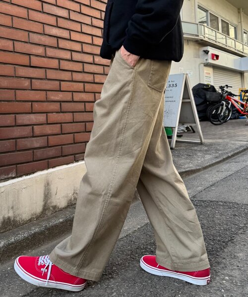 CIAOPANIC TYPY（チャオパニックティピー）の「【ロングシーズン着用可◎】ユニセックス/リラックスフィットイージーパンツ（チノパンツ・メンズ・ホワイト/チャコールグレー/ベージュ・LARGE/SMALL/MEDIUM）」の19枚目の写真