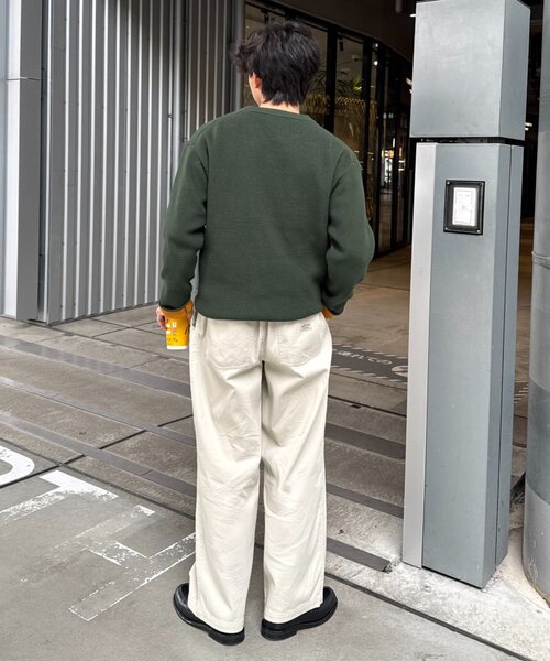 CIAOPANIC TYPY（チャオパニックティピー）の「【ロングシーズン可◎】3サイズ展開/ユニセックス/リラックスフィットイージーパンツ（チノパンツ・メンズ・ホワイト/チャコールグレー/ベージュ・LARGE/SMALL/MEDIUM）」の14枚目の写真