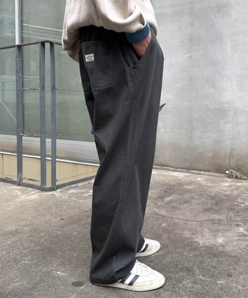 CIAOPANIC TYPY（チャオパニックティピー）の「【ロングシーズン可◎】3サイズ展開/ユニセックス/リラックスフィットイージーパンツ（チノパンツ・メンズ・ホワイト/チャコールグレー/ベージュ・LARGE/SMALL/MEDIUM）」の18枚目の写真