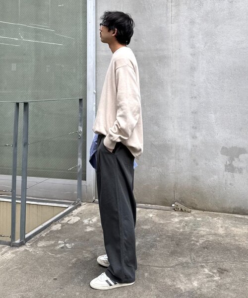 CIAOPANIC TYPY（チャオパニックティピー）の「【ロングシーズン可◎】3サイズ展開/ユニセックス/リラックスフィットイージーパンツ（チノパンツ・メンズ・ホワイト/チャコールグレー/ベージュ・LARGE/SMALL/MEDIUM）」の20枚目の写真