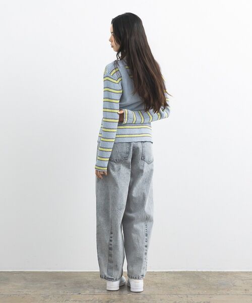 CRAFT STANDARD BOUTIQUE（クラフトスタンダードブティック）の「2点セット/ベスト＋ハーフボタンリブニットトップ◆（ニット/セーター・レディース・ライトブルー/ベージュ/ライトグレー・FREE）」の11枚目の写真