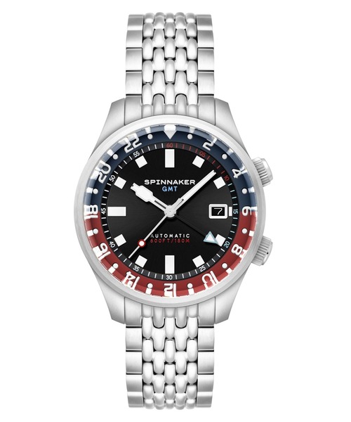 SPINNAKER（スピニカー）の「SPINNAKER/スピニカー BRADNER GMT AUTOMATIC 腕時計 SPN-SP512155 メンズ（アナログ腕時計・メンズ・ブラック・FREE）」の2枚目の写真