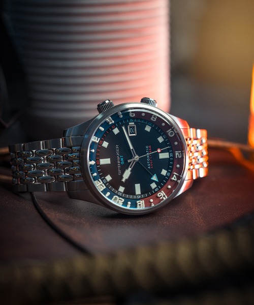 SPINNAKER（スピニカー）の「SPINNAKER/スピニカー BRADNER GMT AUTOMATIC 腕時計 SPN-SP512155 メンズ（アナログ腕時計・メンズ・ブラック・FREE）」の4枚目の写真