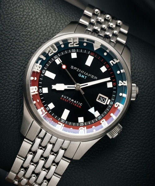 SPINNAKER（スピニカー）の「SPINNAKER/スピニカー BRADNER GMT AUTOMATIC 腕時計 SPN-SP512155 メンズ（アナログ腕時計・メンズ・ブラック・FREE）」の5枚目の写真