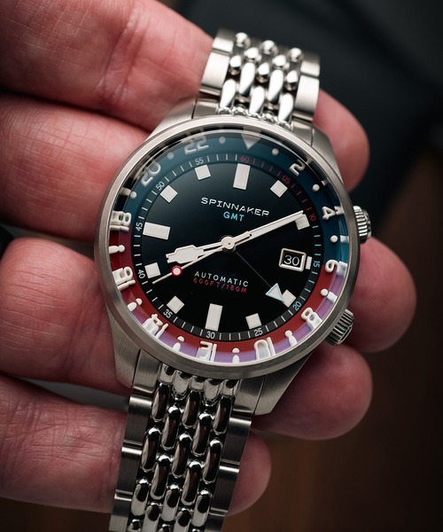 SPINNAKER（スピニカー）の「SPINNAKER/スピニカー BRADNER GMT AUTOMATIC 腕時計 SPN-SP512155 メンズ（アナログ腕時計・メンズ・ブラック・FREE）」の8枚目の写真