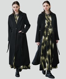 MONOe（モノエ）の「【美シルエット】サイドベルトロングジャケット（トレンチコート）」