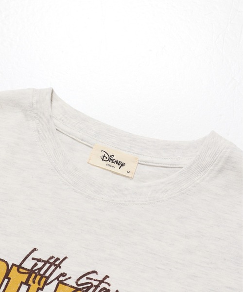 Disney(ディズニー)の「【DISNEY/ディズニー】ミッキー&ミニープリントロングスリーブTシャツ(Mickey Mouse/Minnie Mouse)(Tシャツ/カットソー・レディース・オートミール/カーキ/杢グレー/ベージュ・LARGE/MEDIUM)」の14枚目の写真