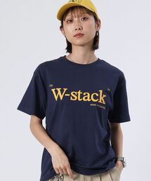 【FFEIN(フェイン)】ユニバーサルロゴショート丈Tシャツ/ Tシャツ クルーネック 半袖 プリント 刺繍 チェック 【短丈】