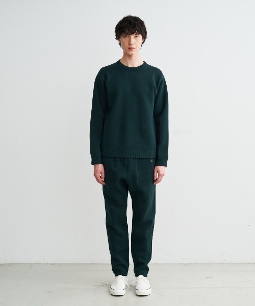 three dots（スリードッツ）の「デュアルレイヤード スウェット（スウェット・メンズ・グリーン系その他・MEDIUM/SMALL）」の10枚目の写真