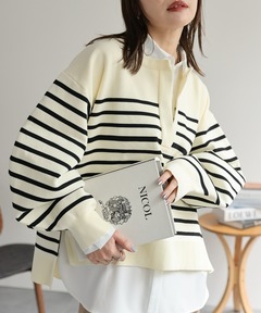 PUFF SLEEVE COMPACT KNIT TOPS（ニット/セーター）｜CLANE（クラネ