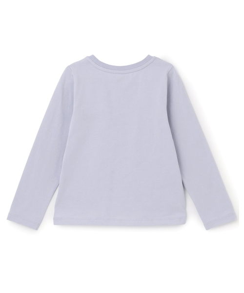 kate spade new york kids(ケイトスペードニューヨーク)の「ボウ長袖Tシャツ(Tシャツ/カットソー・キッズ・オフホワイト/サックスブルー・130cm/140cm/150cm/160cm/120cm)」の3枚目の写真