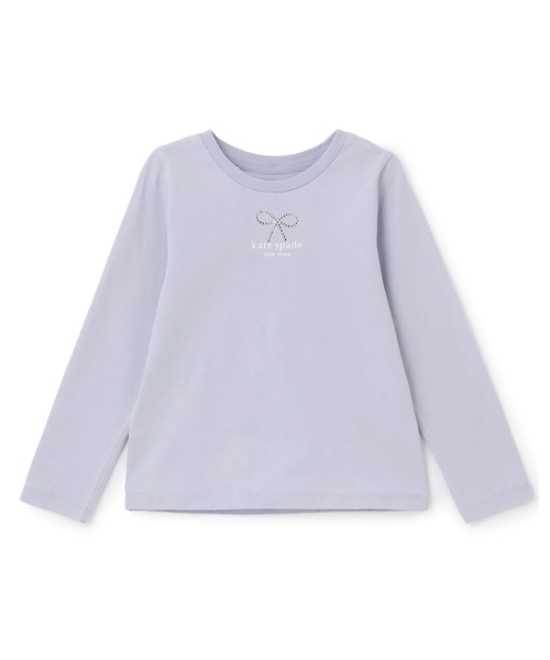 kate spade new york kids(ケイトスペードニューヨーク)の「ボウ長袖Tシャツ(Tシャツ/カットソー・キッズ・オフホワイト/サックスブルー・130cm/140cm/150cm/160cm/120cm)」の8枚目の写真