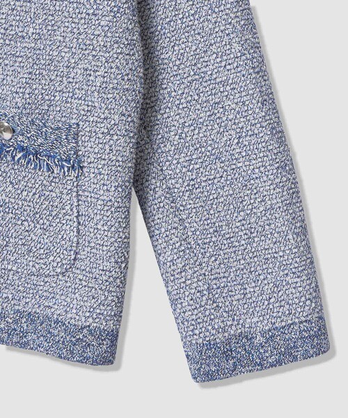 ANAYI（アナイ）の「ミックスツイード ジャケットカーディガン（カーディガン/ボレロ・レディース・ピンクベージュ/ブルー・38/36）」の20枚目の写真