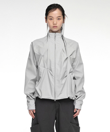 NACHE（ナチェ）の「PINTUCK WIND BREAKER (UNISEX) LIGHT GRAY（その他アウター）」